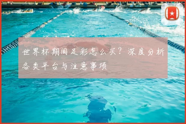 世界杯期间足彩怎么买?深度分析各类平台与注意事项