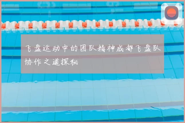 飞盘运动中的团队精神成都飞盘队协作之道探秘
